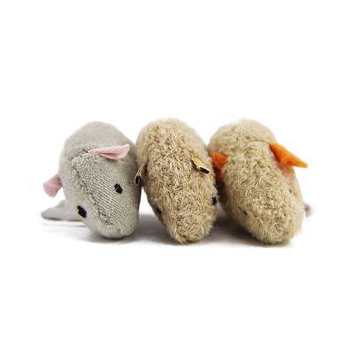 Linu 2020 Catnip Cat Intercative Mice Toy Chaser Mice Teaser Plush Toy Mini Mouse Plush Cat Toys For Kitten